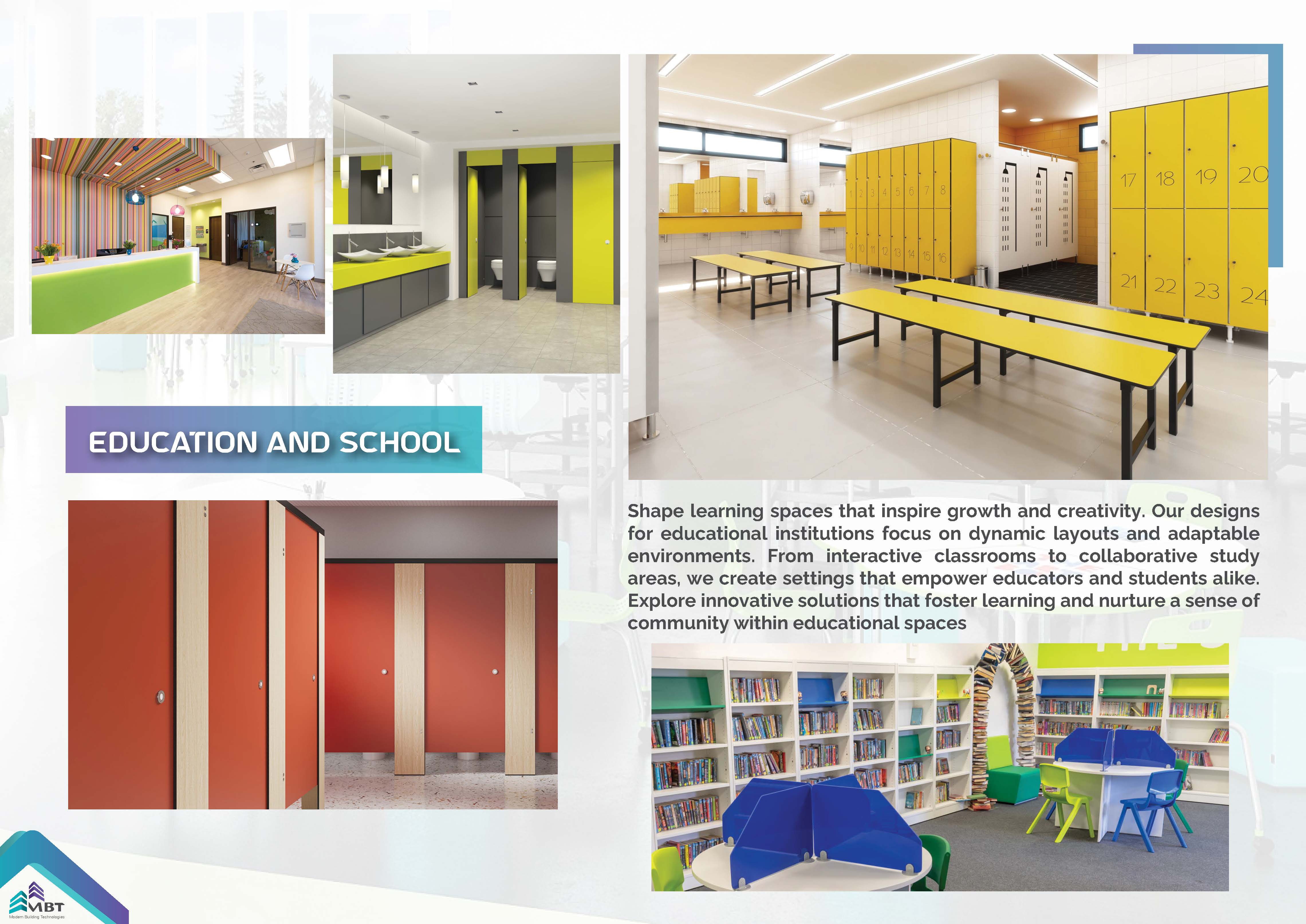 mbt fit out commercial education and school